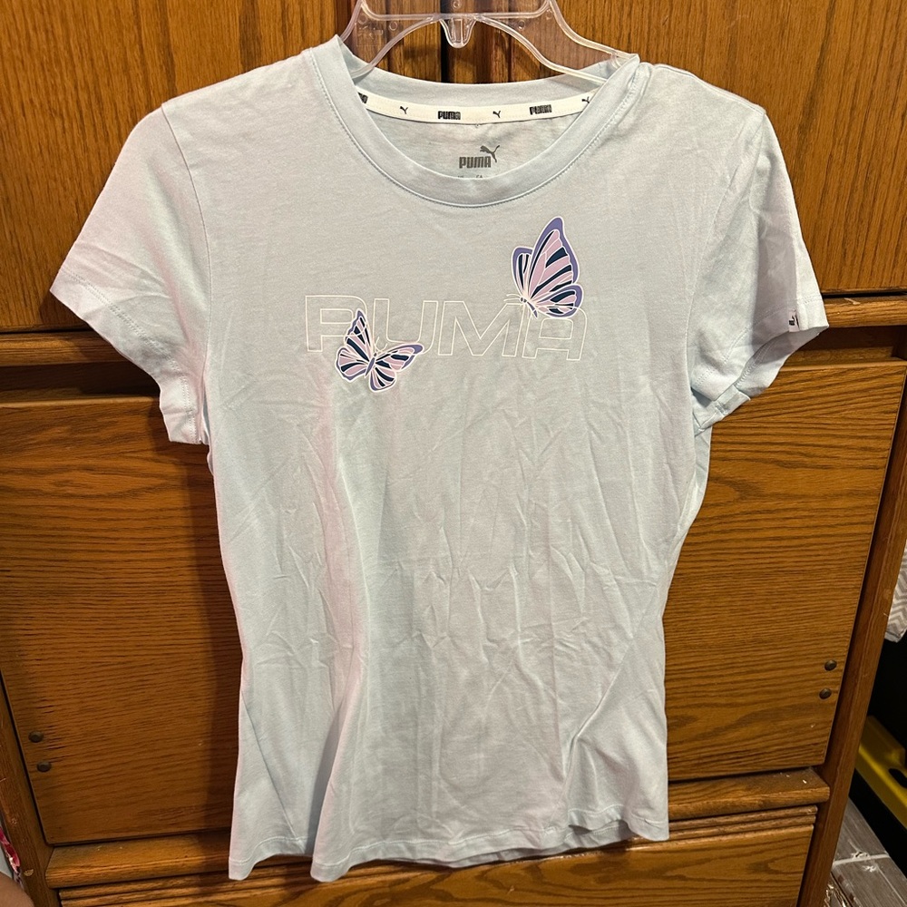 Women’s Puma Butterfly Short Sleeve Shirt Size Small